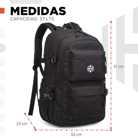 Mochila Notebook Antirrobo Impermeable Hardley Urbana-7