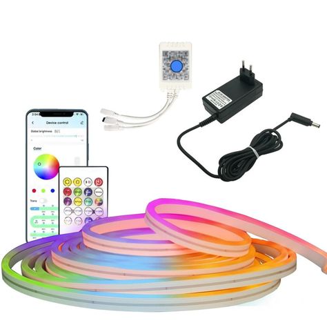 Tira Luz Led Neon 3 Mts Maxwell RGB Configurable Bluetooth-0