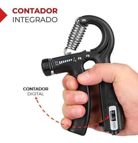 Hand Grip Ejercitador De Manos Ajustable 5 a 60 Kg-3