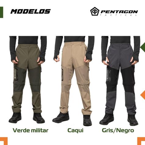 Pantalon Trekking Outdoor Pentagon Desmontable Secado Rápido-8