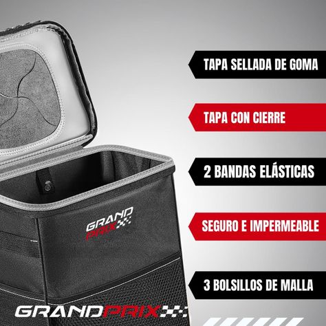 Basurero para Auto GrandPrix Organizador Portatil Impermeable-2