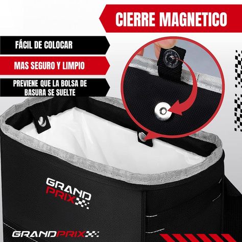 Basurero para Auto GrandPrix Organizador Portatil Impermeable-4