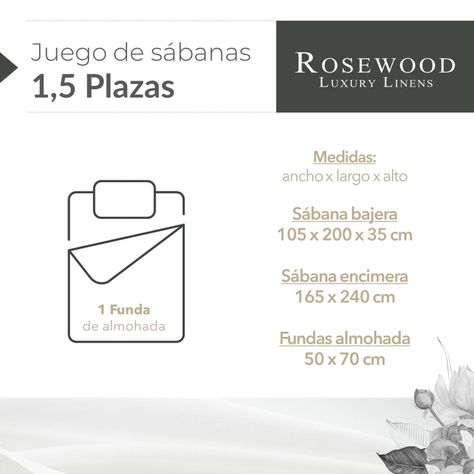 Sabanas Juego 300 Hilos 100% Algodon Rosewood Tamano Unico 1,5 Plazas - Rosa-4
