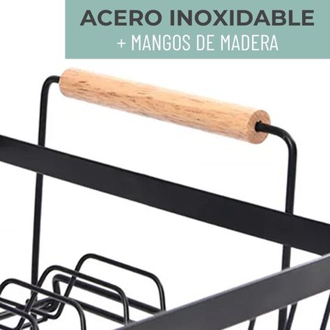 Secaplatos Escurridor Inoxidable 2 Niveles Gran Capacidad-1