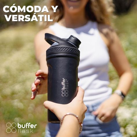 Shaker Vaso Proteina Mezclador Termico Buffer Acero Inox-1
