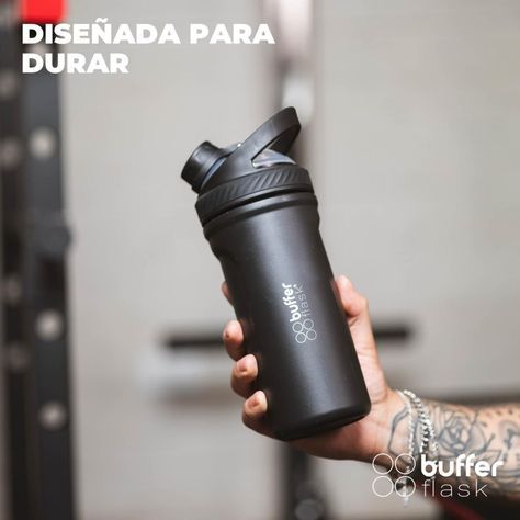 Shaker Vaso Proteina Mezclador Termico Buffer Acero Inox-5