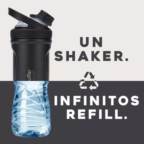 Shaker Vaso Proteina Mezclador Termico Buffer Acero Inox-6