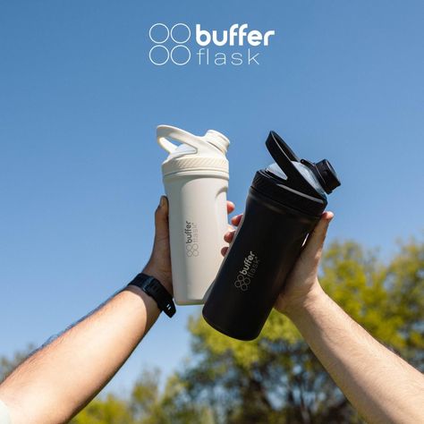 Shaker Vaso Proteina Mezclador Termico Buffer Acero Inox-7