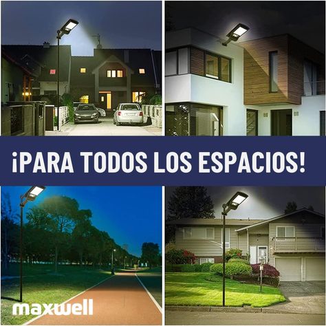Foco Solar Maxwell Led Exterior Sensor Mov Set 2 Luz Cálida-6
