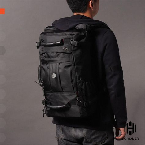 Mochila Bolso Viaje Hardley 40L Multiuso Notebook Avion-9