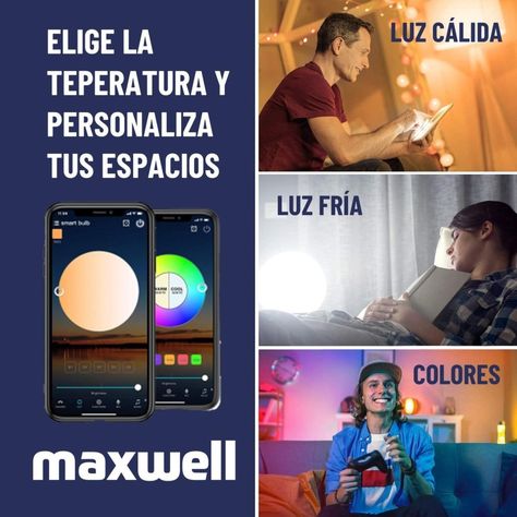 Ampolletas Inteligentes Set x3 Maxwell GU10 Wifi Tuya RGB 5W-4