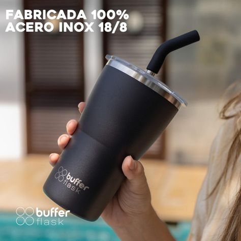 Vaso Termico Café 420ml Buffer Inox+Tapa-3