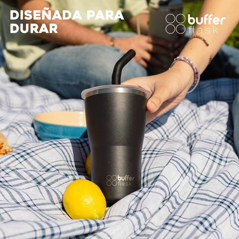 Vaso Termico Café 420ml Buffer Inox+Tapa-5