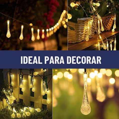 Guirnalda Solar Hada Gotas Maxwell 7m 30 Luces Led Navidad-4