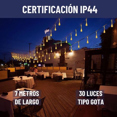 Guirnalda Solar Hada Gotas Maxwell 7m 30 Luces Led Navidad-5