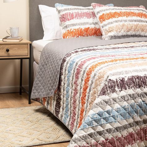 Cubrecama Cobertor Quilt Reversible fundas King y Super King-0