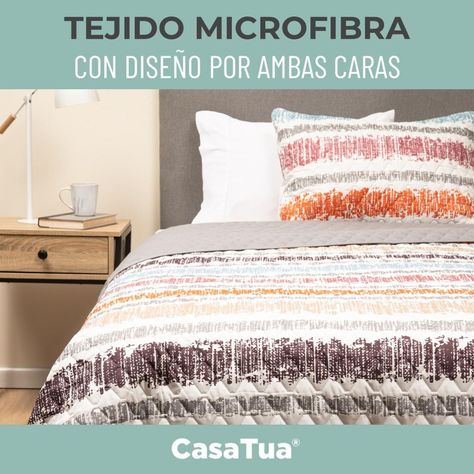 Cubrecama Cobertor Quilt Reversible fundas King y Super King-4