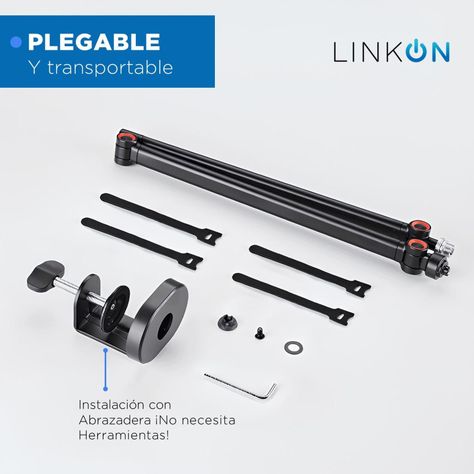 Soporte Para Microfono Condensador Universal Linkon Ajustabl-7