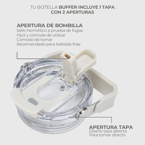 Botella Termica Agua Mug Buffer Acero Inox 800 ml-4