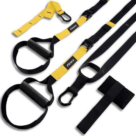 Banda Suspensión Tipo Trx Fitnics Set Completo Entrenamiento-0
