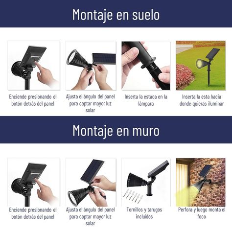 Foco Estaca Solar Jardin Led Maxwell Impermeable Luz RGB-6