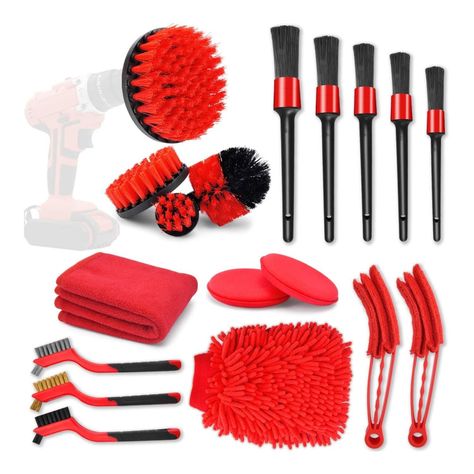 Limpieza de Auto Kit GrandPrix 18 piezas Interior y Exterior-0