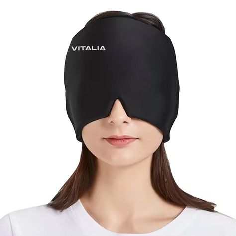 Compresa Gorro de Gel Frio Migraña Dolor de Cabeza Vitalia-0