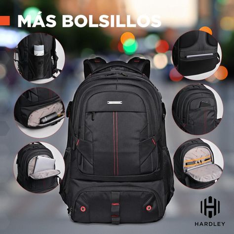 Mochila para Notebook Impermeable Antirrobo Hardley + Usb-1