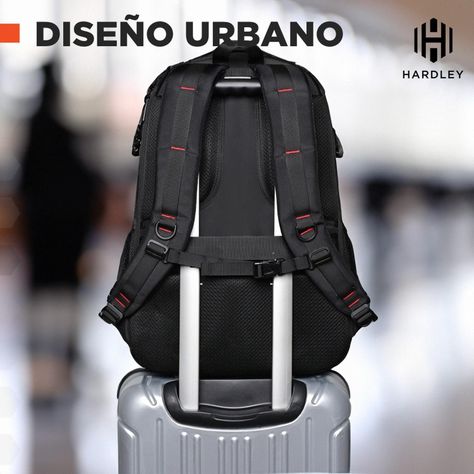 Mochila para Notebook Impermeable Antirrobo Hardley + Usb-2