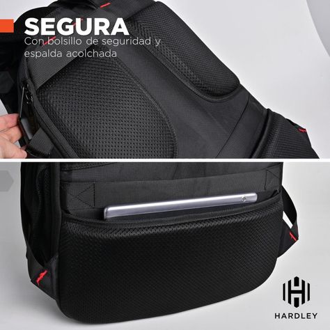 Mochila para Notebook Impermeable Antirrobo Hardley + Usb-3