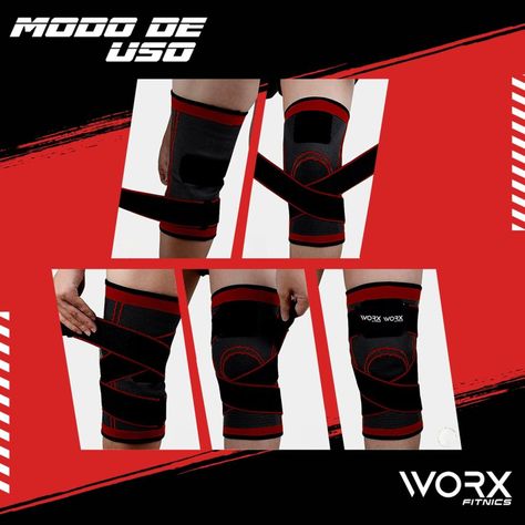 Rodillera Deportiva Compresion Worx Set X2 Ortopedica Gym-6