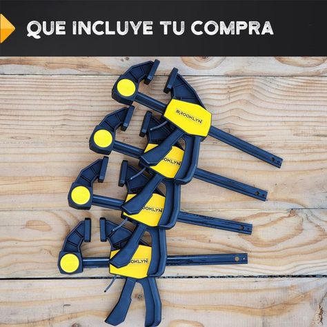 Prensas Sargento Rapida Set X4 Brooklyn Negro Mate-6