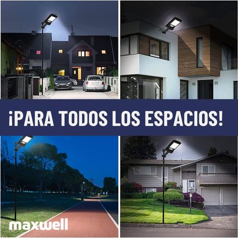 Foco Solar Maxwell Led Exterior Sensor Mov Set 2 Luz Fría-6