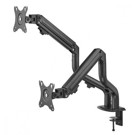 Soporte Brazo Doble Para Monitor Escritorio Linkon Ajustable-0