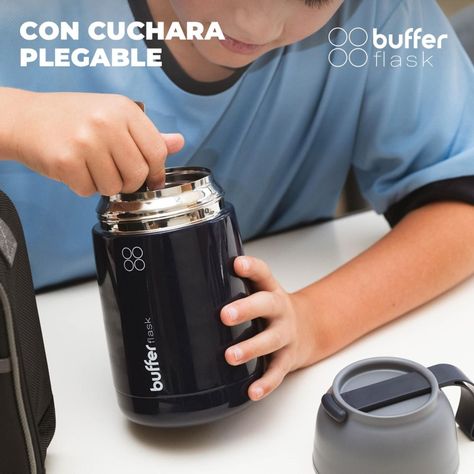 Termo Comida Y Liquido Buffer Multiproposito 630ml +cuchara-5