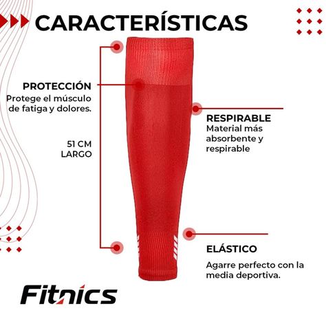 Medias Futbol Calcetas Antideslizantes + Pantorillera Fitnics-5