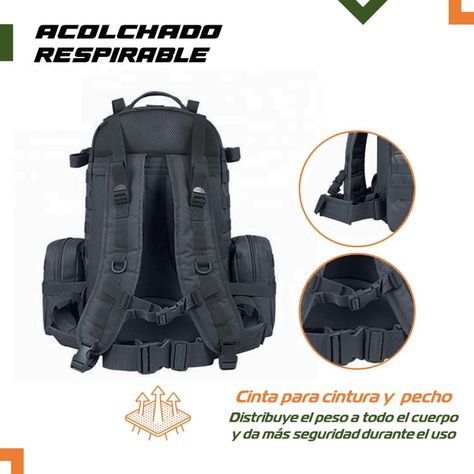 Mochila Tactica Militar Outdoor Pentagon 50l Impermeable-4