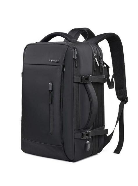 Mochila para Viaje Notebook Hardley 40L Nylon Balistico +USB-0