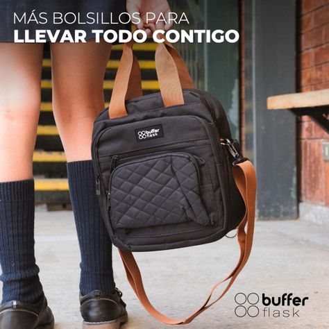 Lonchera Termica Buffer Bolso Almuerzo y Mochila 2 en 1-5
