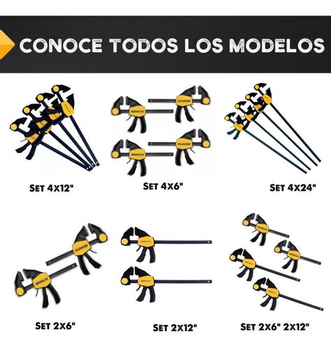 Prensas Sargento Rapida Set x 4 de 24 pulgadas Brooklyn-8