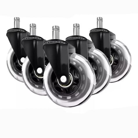 Ruedas Para Silla Escritorio Tipo Roller Set 5 Universales-0