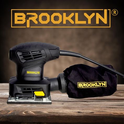 Lijadora Orbital Profesional Brooklyn 240W 220V 1/4 de Hoja-4