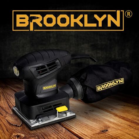 Lijadora Orbital Profesional Brooklyn 240W 220V 1/4 de Hoja-5