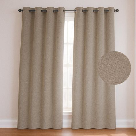 Cortina Blackout 100% 135x220cm Tipo Gamuza Casatua Set de 2-1