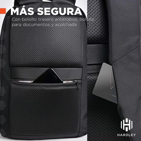 Mochila para Notebook Impermeable Antirrobo Nylon Balistico-3