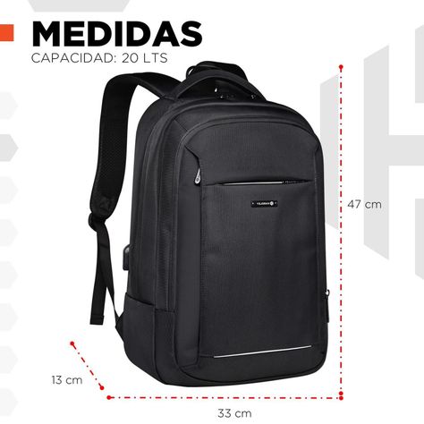 Mochila para Notebook Impermeable Antirrobo Nylon Balistico-7