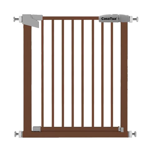 Reja Seguridad Escalera Puerta Ajustable para Bebe Mascotas-0