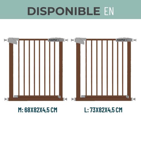Reja Seguridad Escalera Puerta Ajustable para Bebe Mascotas-5