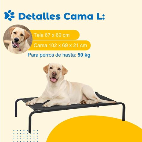 Cama Perro Gato Mascota Elevada Altura Refrescante Petpal-6