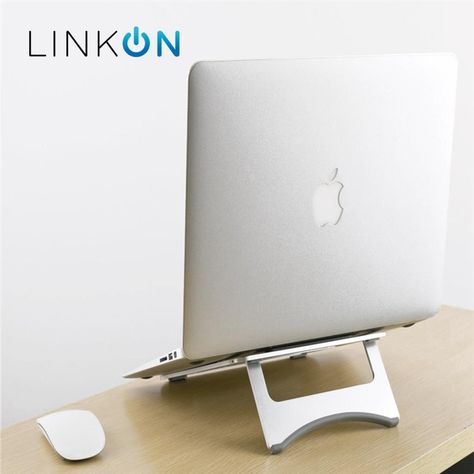 Soporte Base Alzador Aluminio Para Macbook Notebook 10 a 17"-8